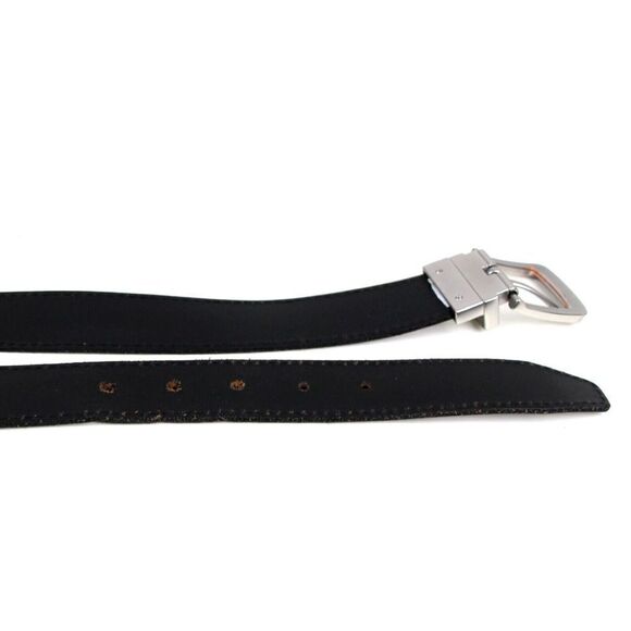 Timberland BROWN BLACK GENUINE LEATHER 1 1/8"Wd REVERSIBLE MEN'S BELT Sz 48 (I74 - Picture 15 of 15